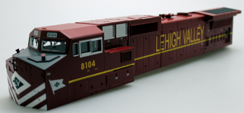 (image for) Body Shell- Lehigh Valley #8104 (O Scale Dash 9)