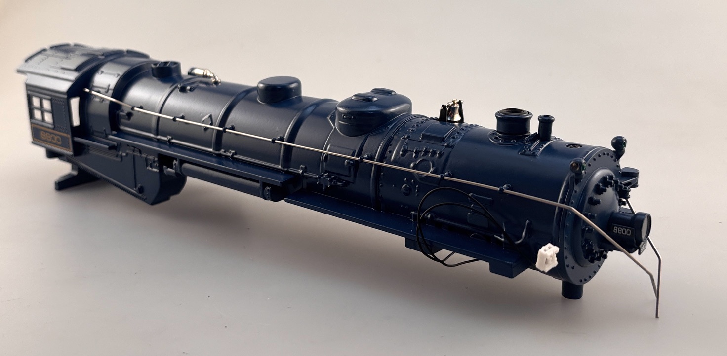 (image for) Loco Shell - Jersey Central #8800 (O Scale Hudson 4-6-4)