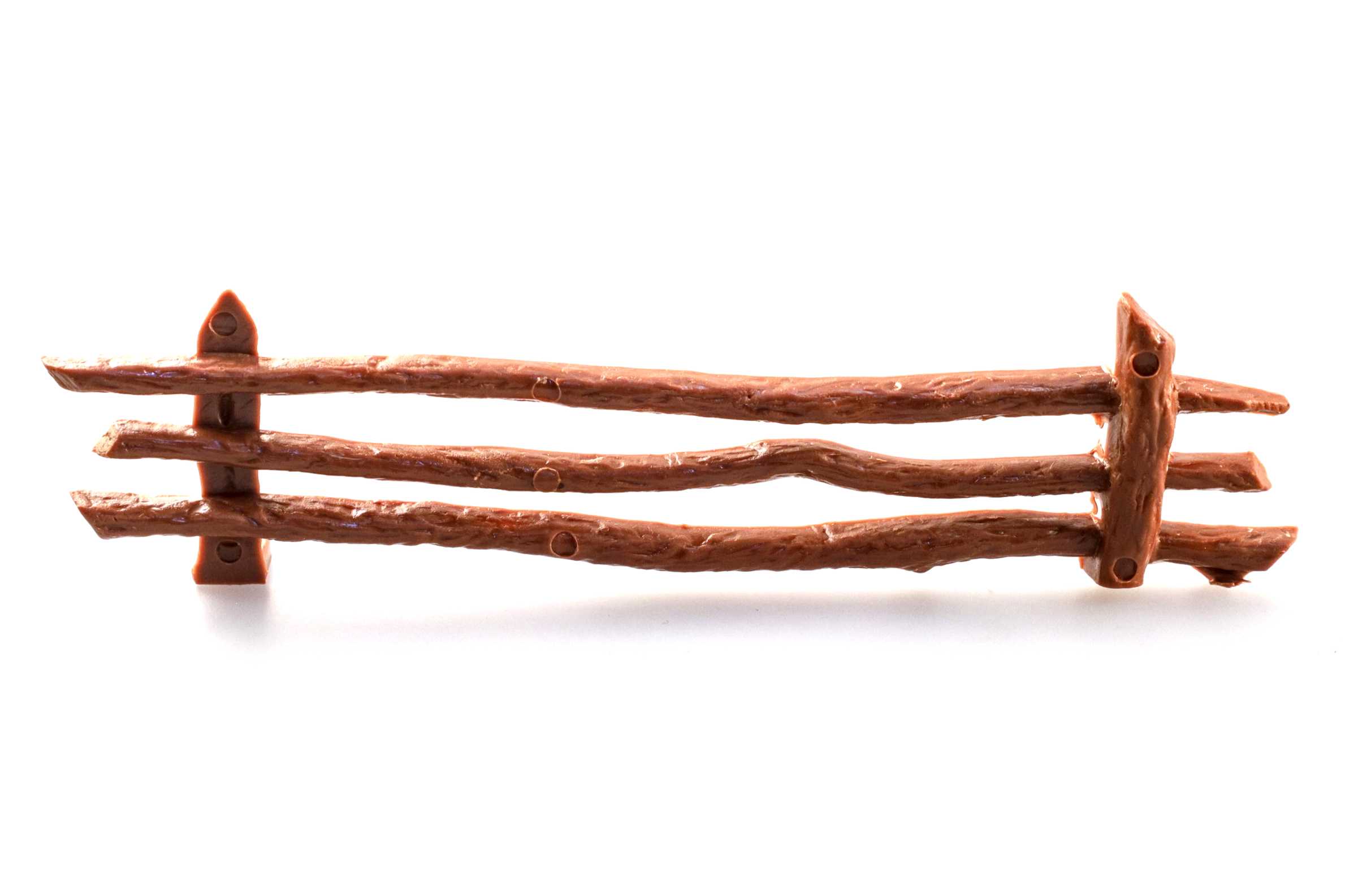(image for) (O Scale Rustic Fence) Rustic Fence Section - (O Plasticville ®)