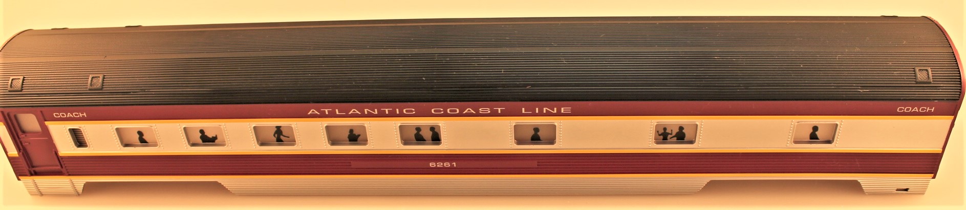 (image for) COACH CAR SHELL (ATLANTIC COAST LINE) #6261