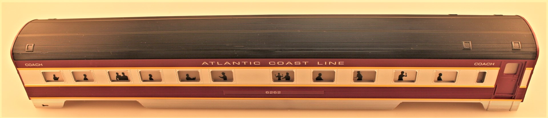 (image for) COACH CAR SHELL (ATLANTIC COAST LINE) #6262