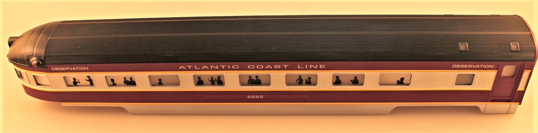 (image for) OBSERVATION CAR SHELL (ATLANTIC COAST LINE) #6265