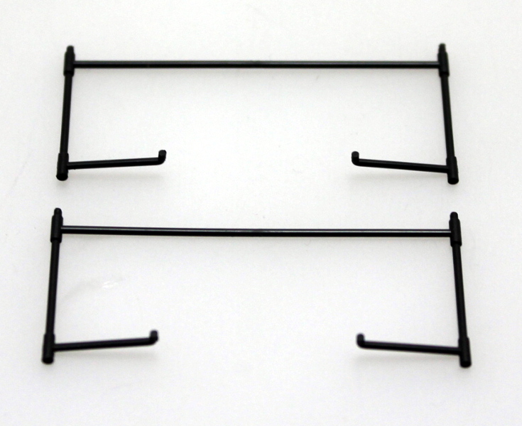 (image for) Rails Set, Front & Rear - Black (O 44 Ton Scale)