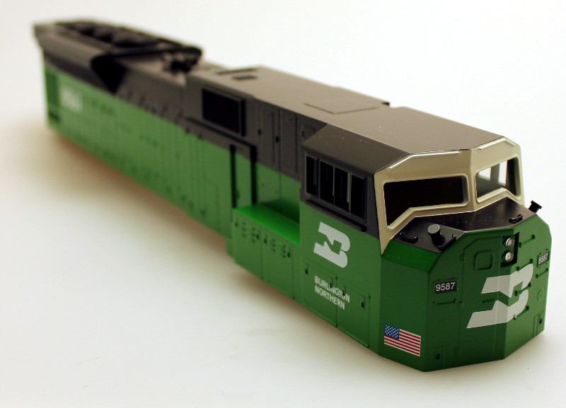 (image for) Body Shell - Burlington Northern #9587 (O Scale SD-90) - Click Image to Close