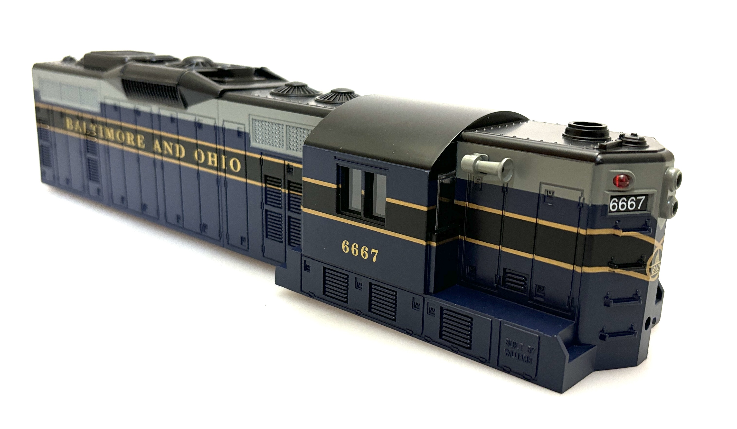 (image for) Body Shell-Baltimore & Ohio #6667 (O Scale GP9)