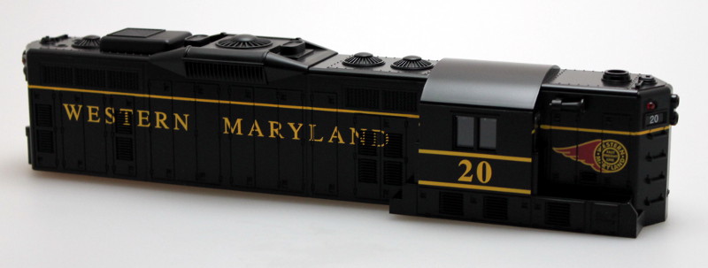 Body Shell-Western Maryland #20 (O Scale GP9) - Click Image to Close