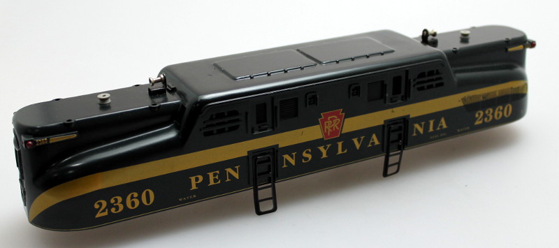 (image for) Loco Shell - PRR, Green 1 Stripe #2360 (O Scale Semi GG1)