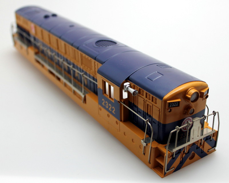 (image for) Body Shell - Virginian - Blue & Yellow #2322 (O FM Trainmaster)