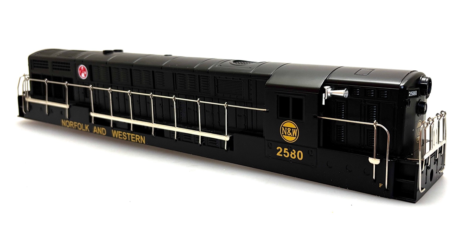 (image for) Body Shell - Norfolk Western #2580 (O Scale FM Trainmaster)