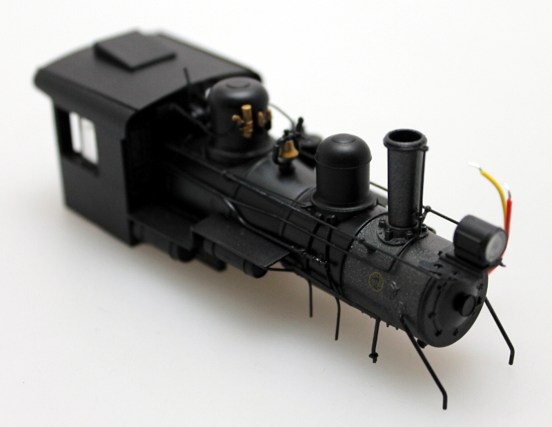 Loco Shell - Unlettered, Black (HO 70 Ton Climax)