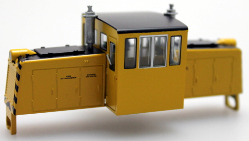 Shell - Painted Unlettered Yellow w/Black Stripe (HO 45 Ton)