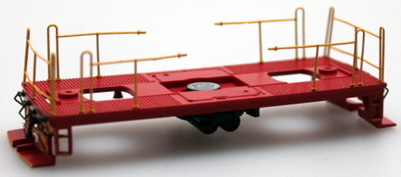 (image for) Underframe - Red w/Yellow Handrails (HO 45 Ton)