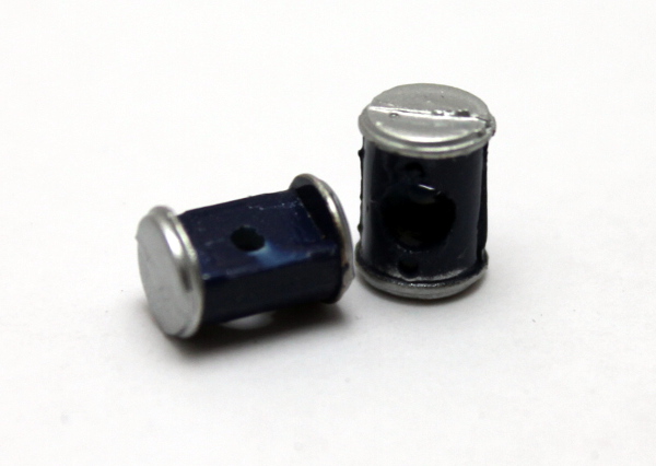 Cylinder/pair - Blue/Silver (HO 4-4-0 American)