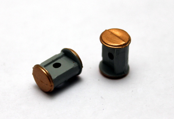 Cylinder/pair - Grey/Gold (HO 4-4-0 American)