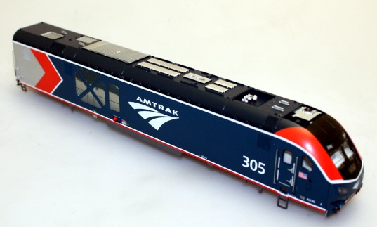Body Shell- Amtrak Ph Vl #305 ( ALC-42 Charger )