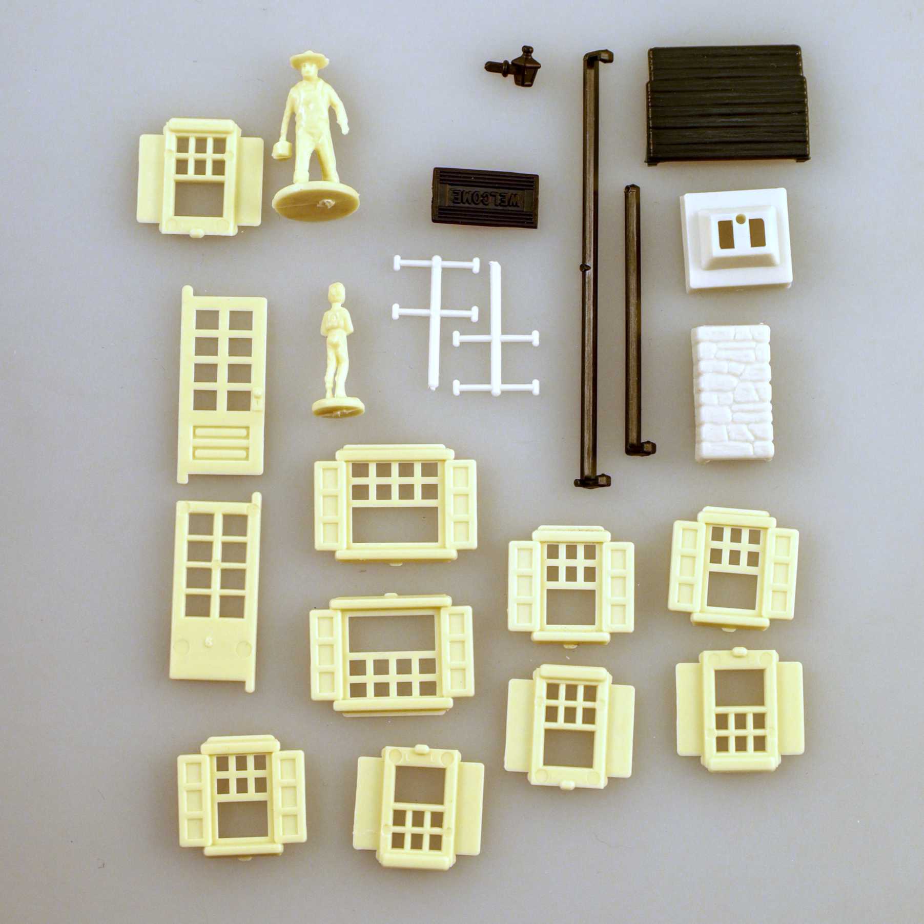 (image for) Split Level House - Accesories Bag (HO Plasticville®)