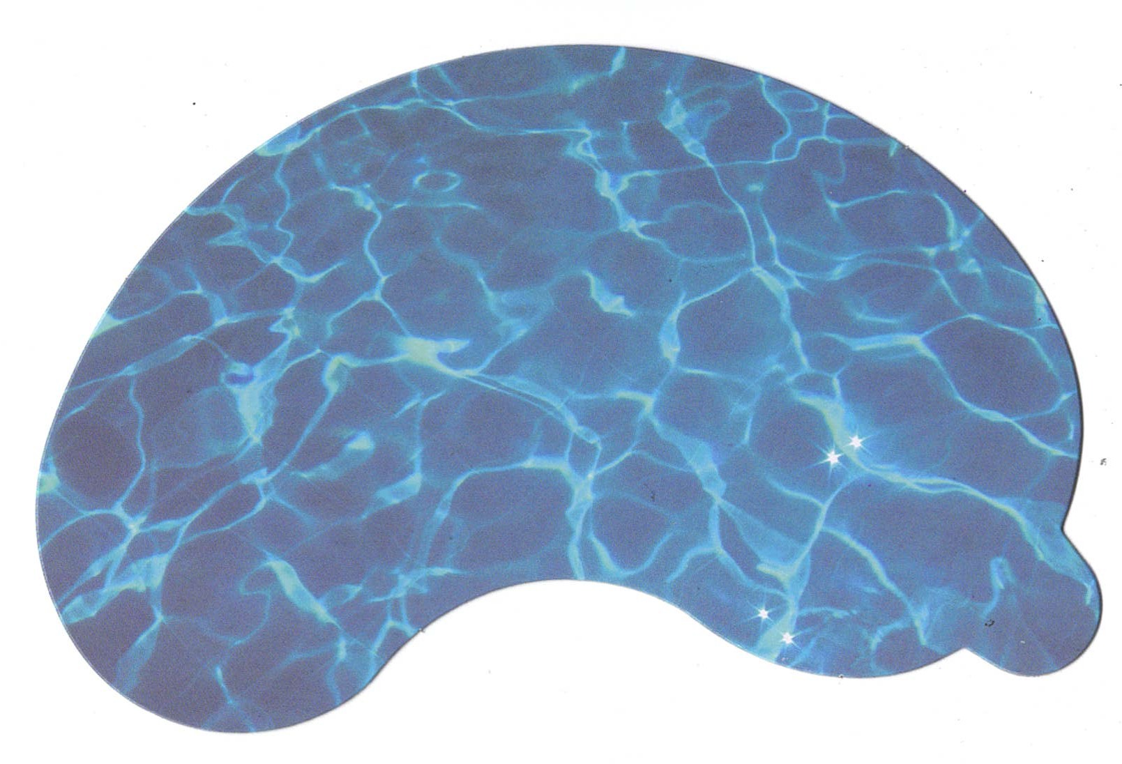 (image for) HO Scale Motel With Pool - Pool Water (HO Plasticville®)