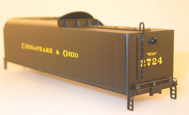 Tender Shell - Chesapeake & Ohio #2724 (HO 2-8-4 Berkshire)