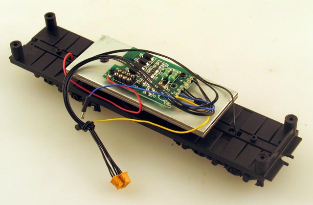 Tender Chassis w/PCB, Black(HO 2-8-4 Berkshire)