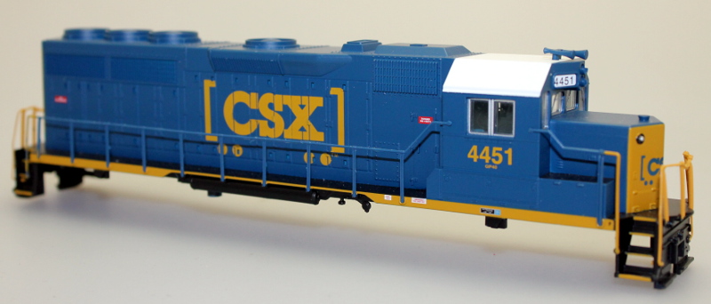 (image for) Loco Body Shell - CSX #4451, Dark Future (HO GP40)