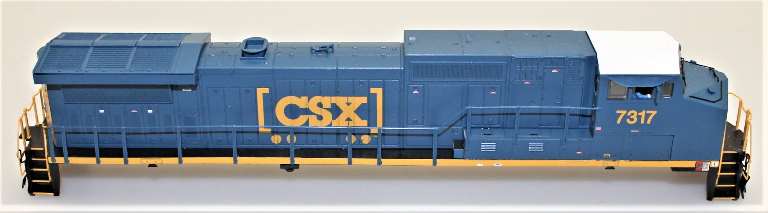 (image for) BODY SHELL CSX #7317 (HO DASH 8-40CW) DCC SV