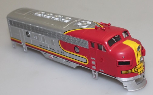 Body Shell - Santa Fe Red & Silver ( HO F7A ) [8112X-00K01-64301] - $24 ...