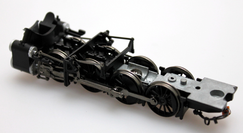 (image for) Chassis - Black Drive Wheels & Silver Cylinder (HO 2-8-0)