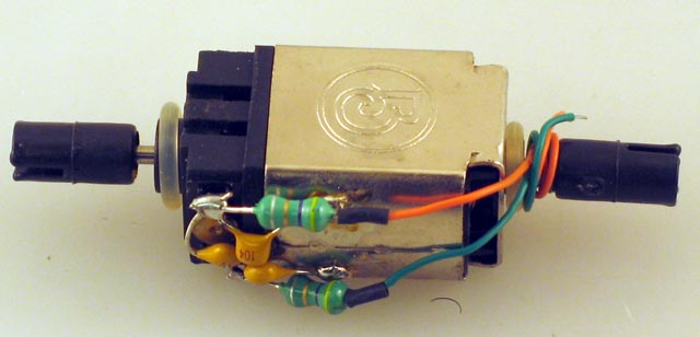 Motor w/Resistors (HO GP40)