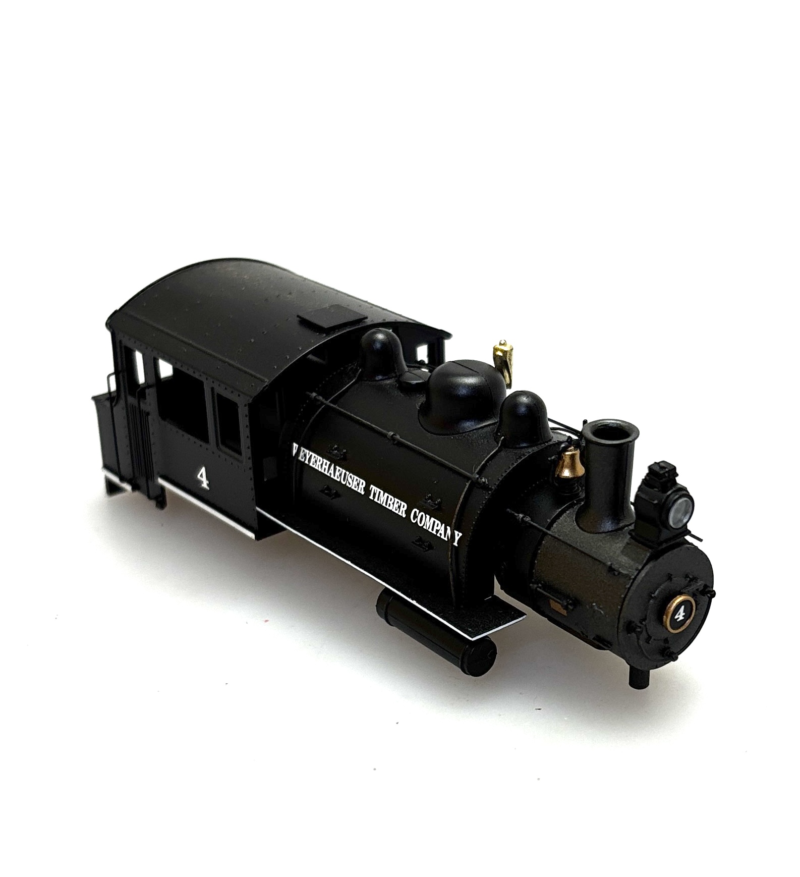(image for) Loco Shell - Weyerhaeuser Timber Company #4 (HO 0-6-0 Saddle Tank)