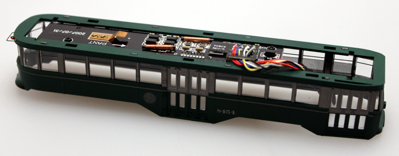 (image for) Body Shell w/ PCB & Decoder - Brooklyn & Queens (HO Peter Witt)