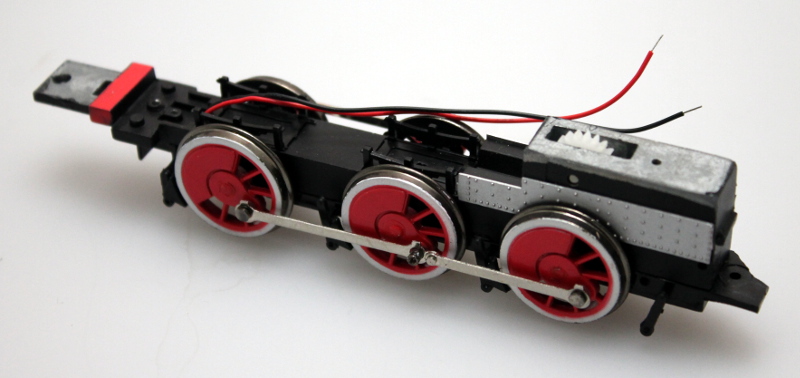 (image for) Complete Chassis - Red/White Wheels (ON30 2-6-0)