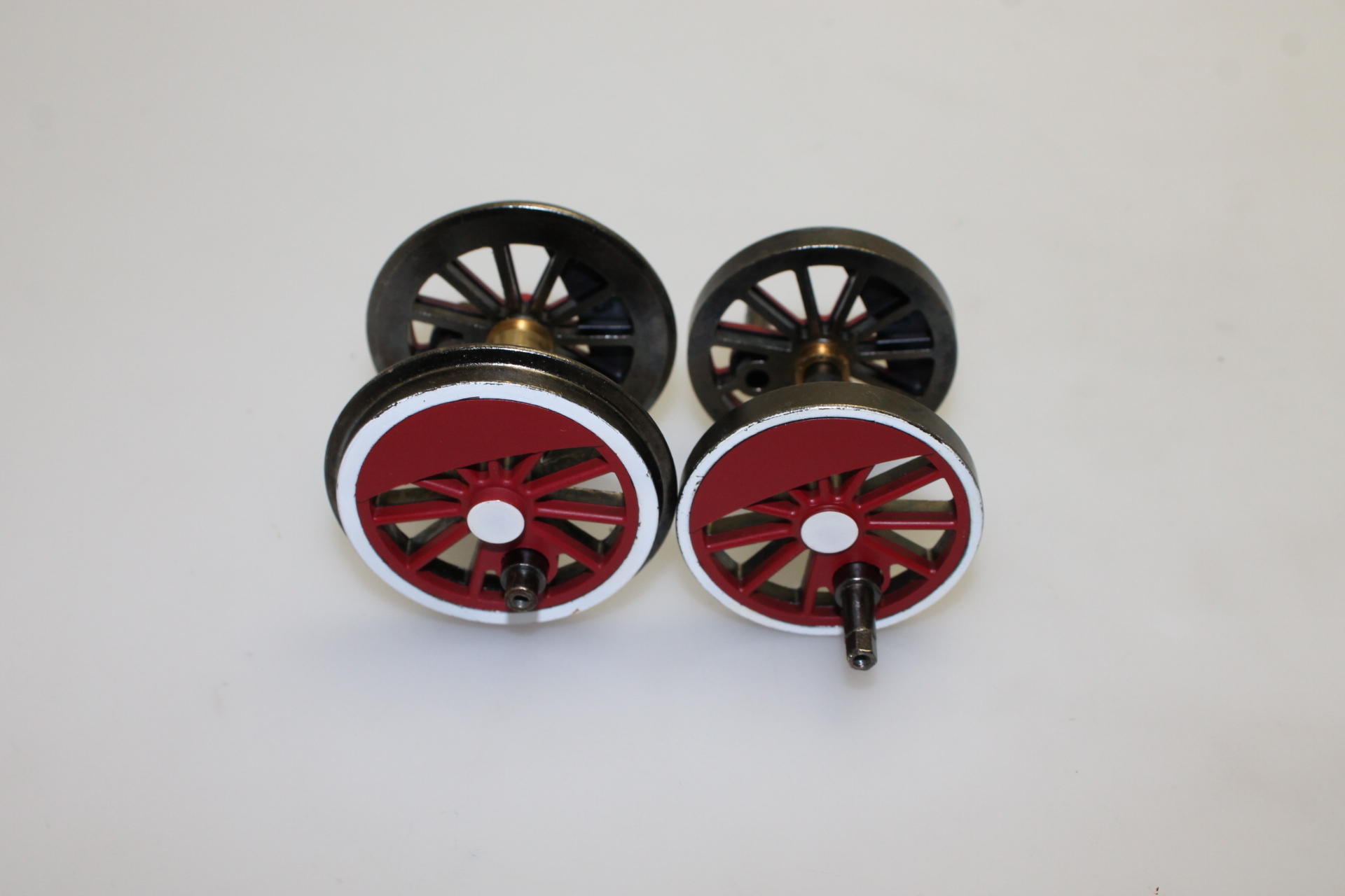 (image for) Center & Front Wheel - RED (PR) ( L Scale 4-6-0 Anniversary)