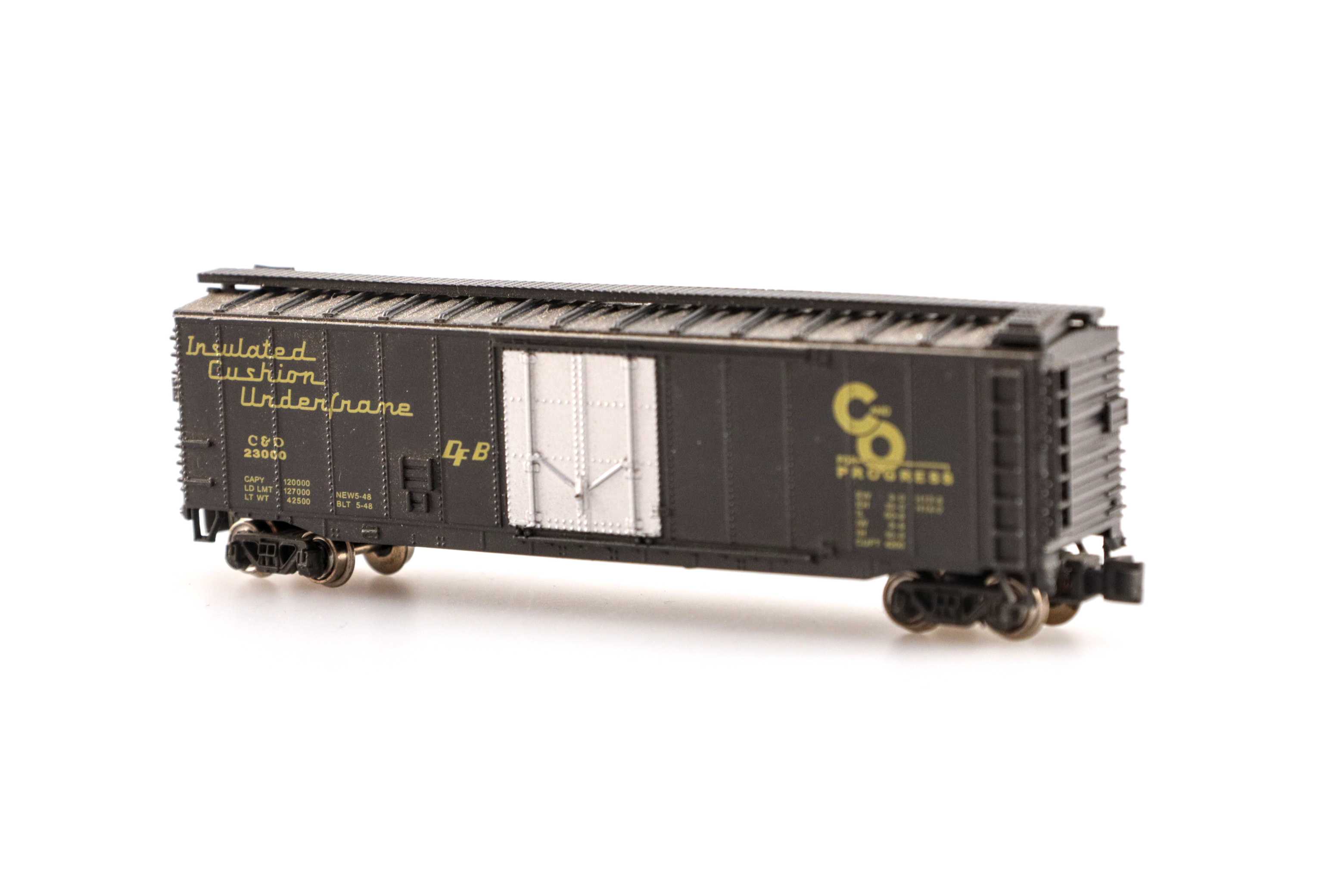 (image for) Chesapeake & Ohio - 50' Plug Door Box Car (N Scale) (WF)