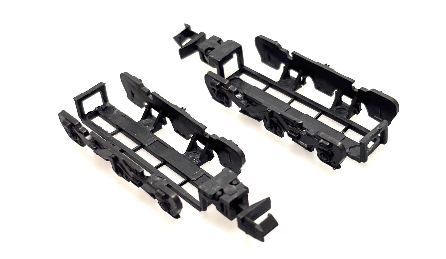 (image for) Truck Underframe w/Coupler (N Dash 8-40CW) - PAIR BLACK