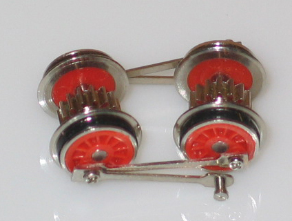 Drive Wheel AssY. w/ Metal Gear - Red (N 4-4-0) - Click Image to Close